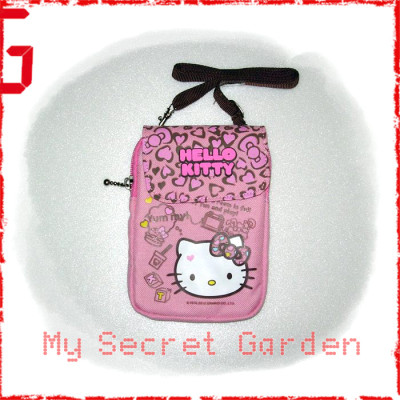 Hello Kitty - Pink Multi Purpose Official Cell Phone Shoulder Bag CAMERA BAG  Hello Kitty - Pink Multi Purpose Official Cell Phone Shoulder Bag CAMERA BAG